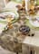 DII® Black Fern Print On Natural Jute Table Runner 14x72